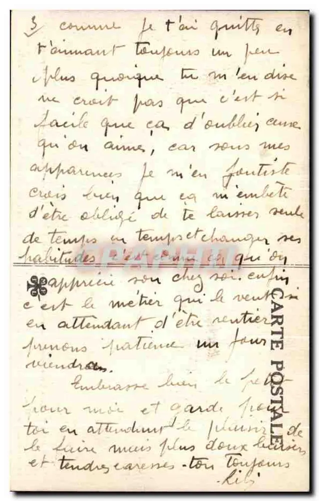 Szenen aus dem Leben in L'Avoygne — Antonin MEYNIEL und Regis M. — n° 6299 - Rückseite