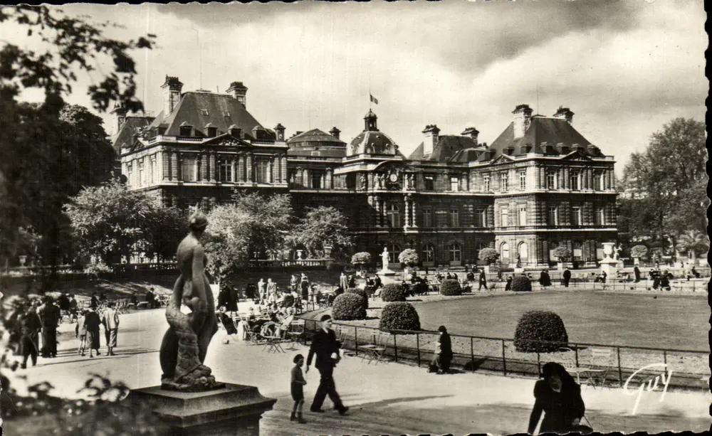 Palast des Luxembourg — Luxembourg-Garten — Verlag Guy - Vorderseite