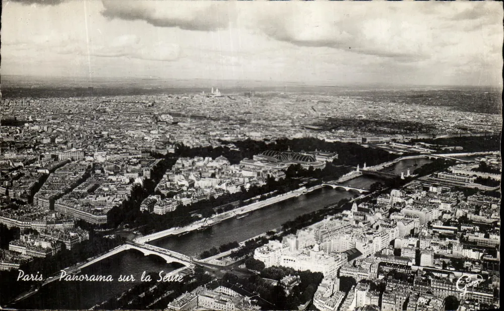 Paris - Panorama sobre a Sena — Gara, n°3504 - Frente