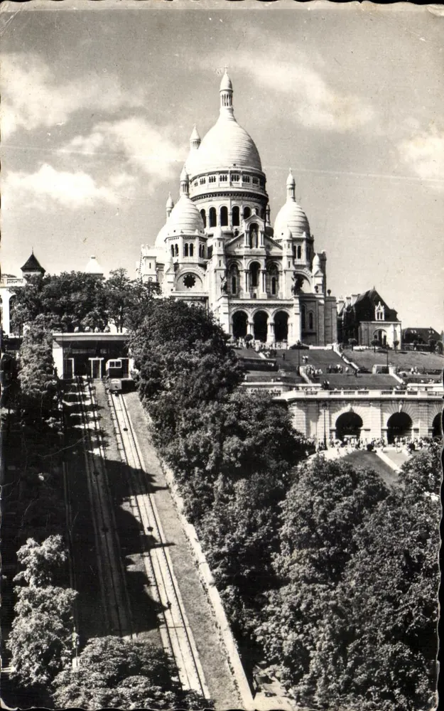 Le Sacré-Cœur — vue panoramique depuis les escaliers — Édition ALFA, MAISONS-ALFORT (Série 25) - Frente