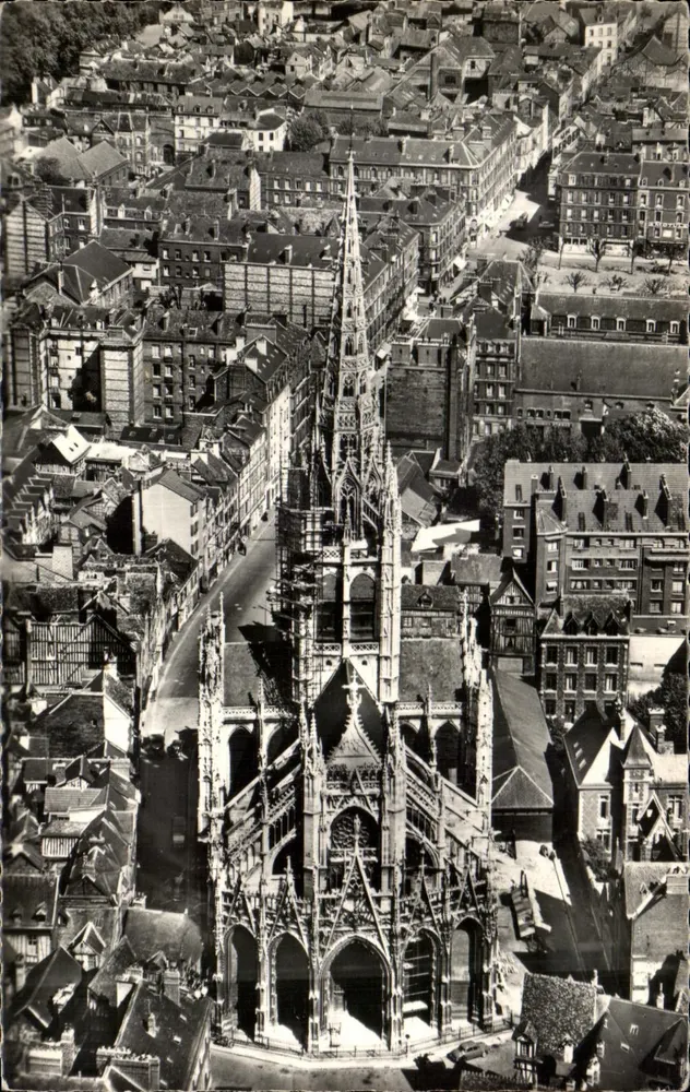 Rouen (Seine Maritime) — Igreja de São Maclou — Ed. 'A Cegonha', Rouen - Frente