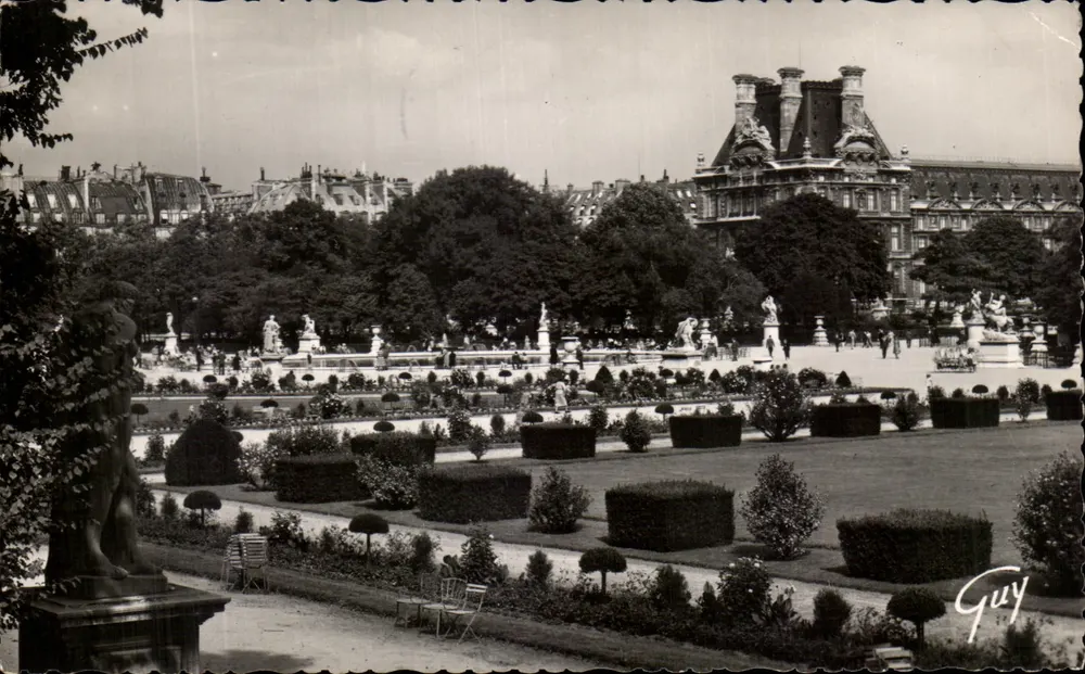 Garten der Tuileries — Paris — Éd. d'Art Guy, n° 3041 - Vorderseite