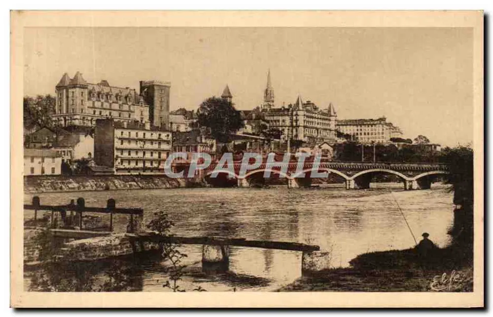 Vista da cidade de Rennes — Ponte sobre a Vilaine — Editor: E. Lefèvre - Frente