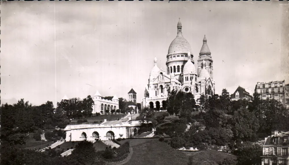 Heiliges Herz von Montmartre — Paris — unbekannter Verleger, Seriennummer nicht sichtbar - Vorderseite