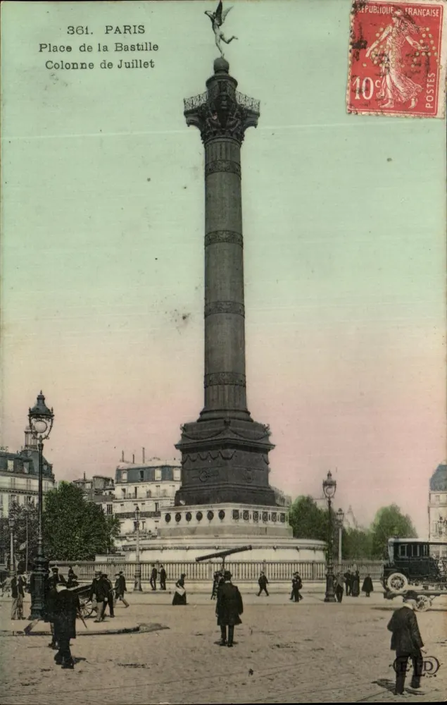 Place de la Bastille — July Column — Verleger C. D. (Nr. 361) - Vorderseite