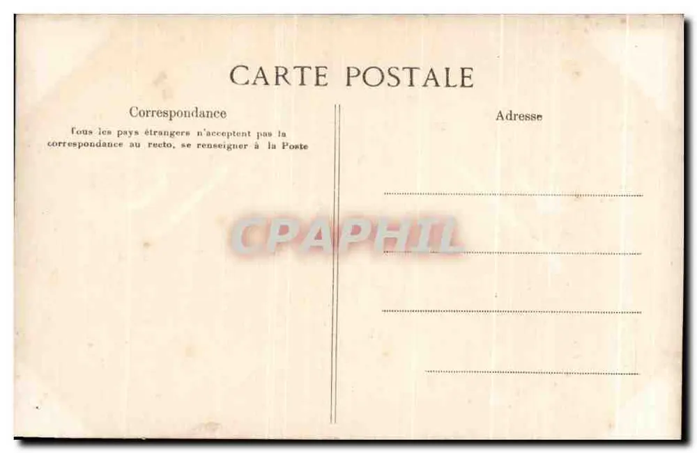 Paris — A Madeleine — Editor desconhecido, n° 216 - Verso