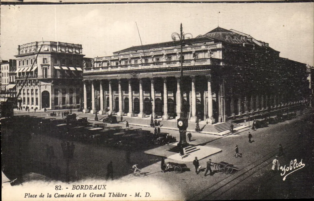 Place de la Comédie und das Grand Théâtre — Bordeaux — Yobled, n°82 - Vorderseite