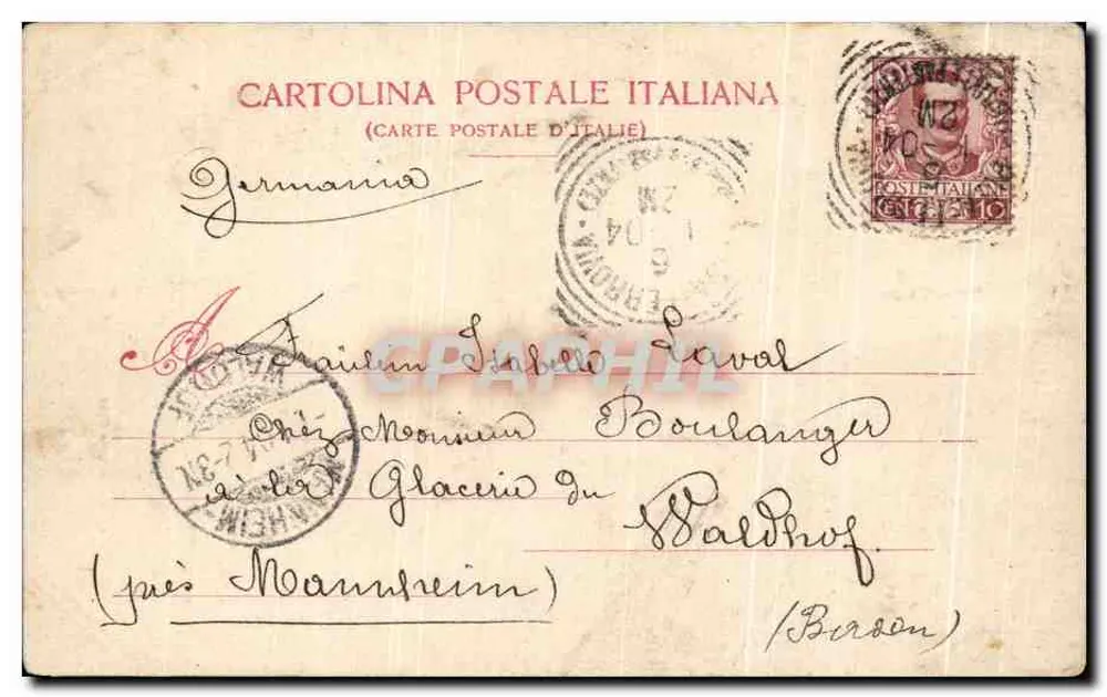 Pisa - Borgo Largo — G. Modiliano & Co. - n° 6856 - Rückseite