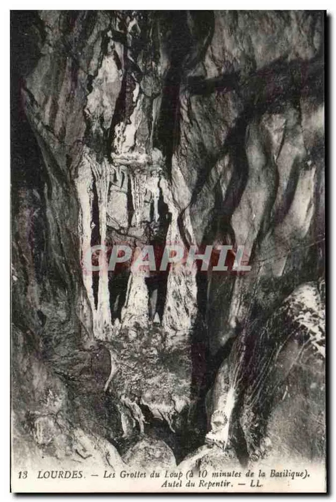 Lourdes — Die Höhlen des Wolfs (10 Minuten von der Basilika entfernt) — LL - Vorderseite
