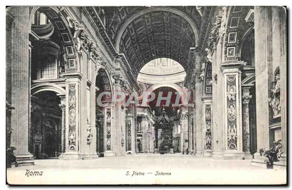 S. Pietro — Interno — Ditta Paul Trabert, Lipsia, No 58 - Frente