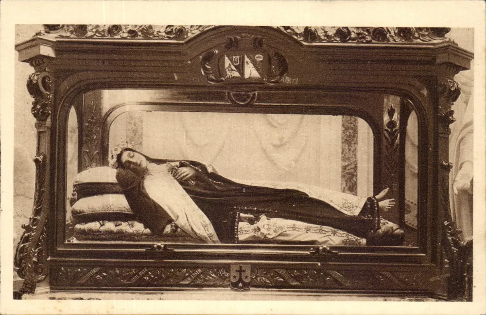 Heilige Thérèse des Kindes Jesu — Reliquien in ihrem Altar — Verlag C. Fraysse, Ségala - Vorderseite