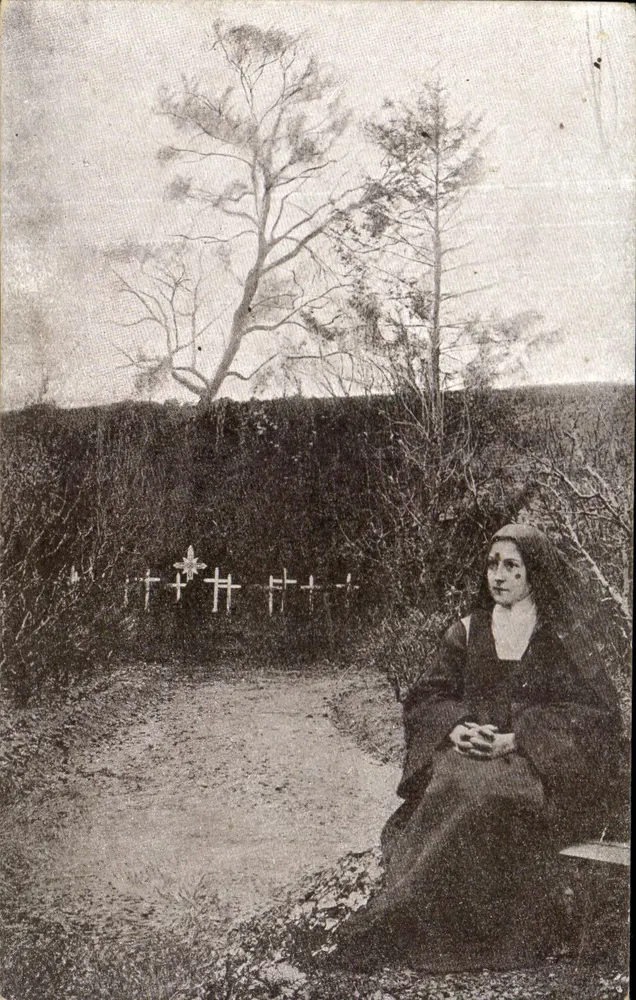 Schwester Thérèse des Kindes Jesu — im Klostergarten — Made in France n°23 - Vorderseite