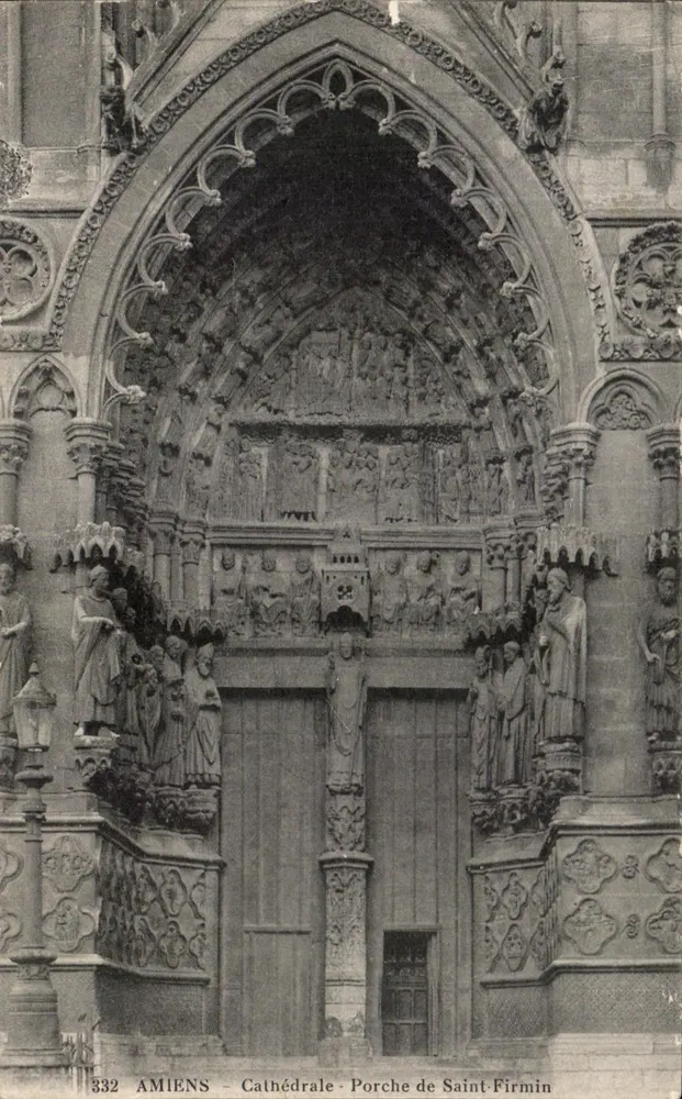 Amiens - Kathedrale - Portal von Saint-Firmin - Vorderseite