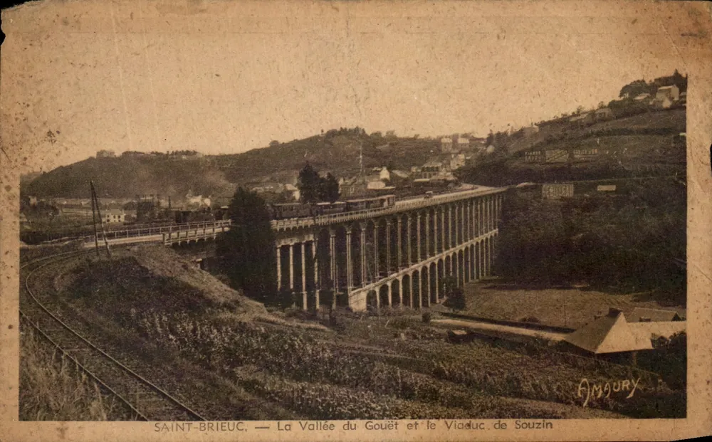 Saint-Brieuc — Die Schlucht des Gouët und der Viadukt von Souzin — Amsury - Vorderseite