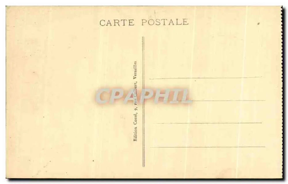 Versailles - Bassin de Latone - Königliche Allee und Kanal - Rückseite