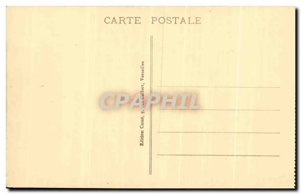 Versailles — Der Grand Trianon und die Gärten — Edition Cossé, Versailles - Rückseite
