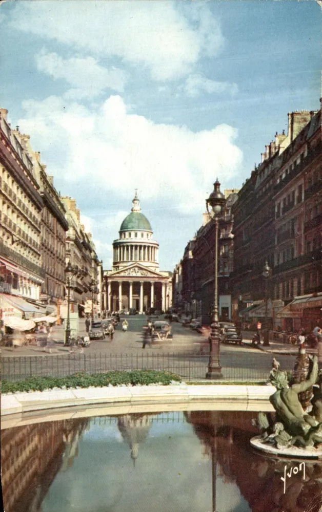 Der Panthéon — rue Soufflot — Éditions d'Art YVON - Vorderseite