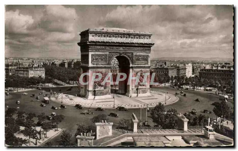 Arco do Triunfo — Praça da Estrela — Edições d'Art, n° B.6 - Frente