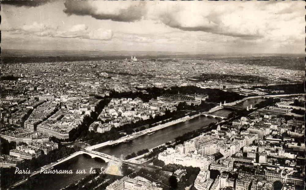 Paris - Panorama sobre a Sena — Reprodução Française n°3301 - Frente