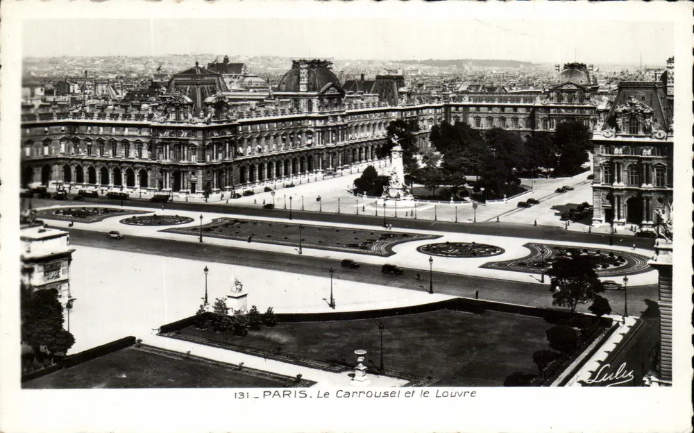 Parijs - Het Carrousel en het Louvre — Lulius, n° 131 - Voorkant