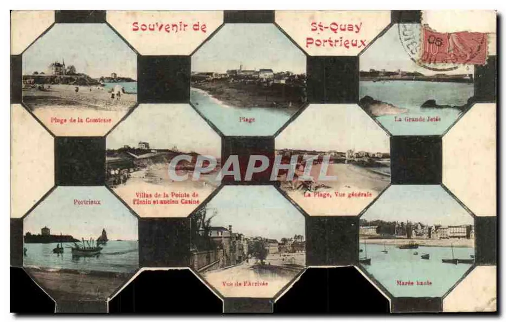 St-Quay-Portrieux — Lembrete de St-Quay-Portrieux — editor desconhecido, número de série não visível - Frente