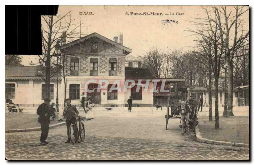 Parc-St-Maur — Die Station — Verlag D.W.D. - Vorderseite
