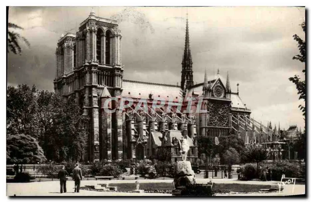 Notre-Dame aus dem Square René Viviani gesehen — Les Éditions d'Art, n° 01 - Vorderseite