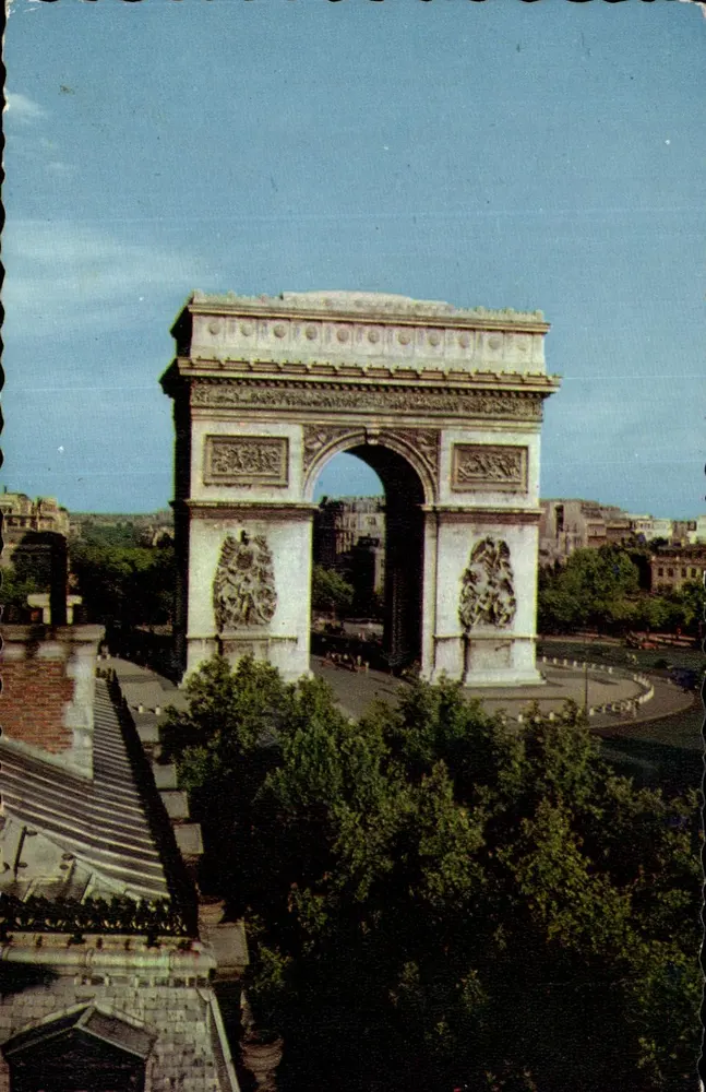 Paris - O Arco do Triunfo — editor PROCÈDE MEXICAIN & COUVERTURES NATURELLES, n° 7179 - Frente