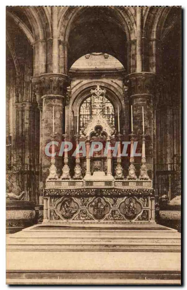 Innenansicht der Kollegiatkirche Saint-Michel-et-Saint-Gudule — Brüssel — Verlag Michel et Gudule - Vorderseite