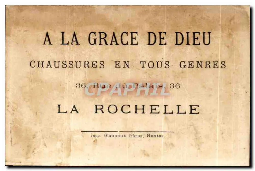 Ansicht von Vannes — Imp. Bloch Le Gass et Ménard, Nantes - Rückseite