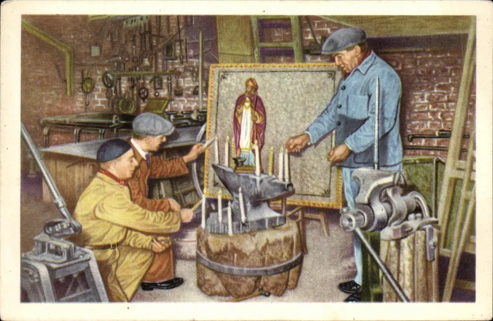 Brabant — Die Feier von Saint-Eloi in der Schmiede — Côte d'Or Nr. 212 - Vorderseite