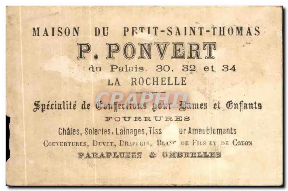 Glückliche Begegnung — Verlag P. Ponvert, Nr. 1 - Rückseite