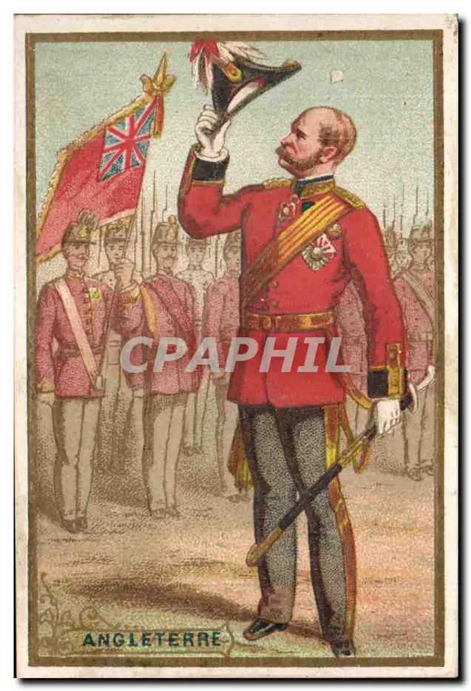 Soldado britânico em uniforme vermelho — Inglês — editor não identificado, número de série não visível - Frente
