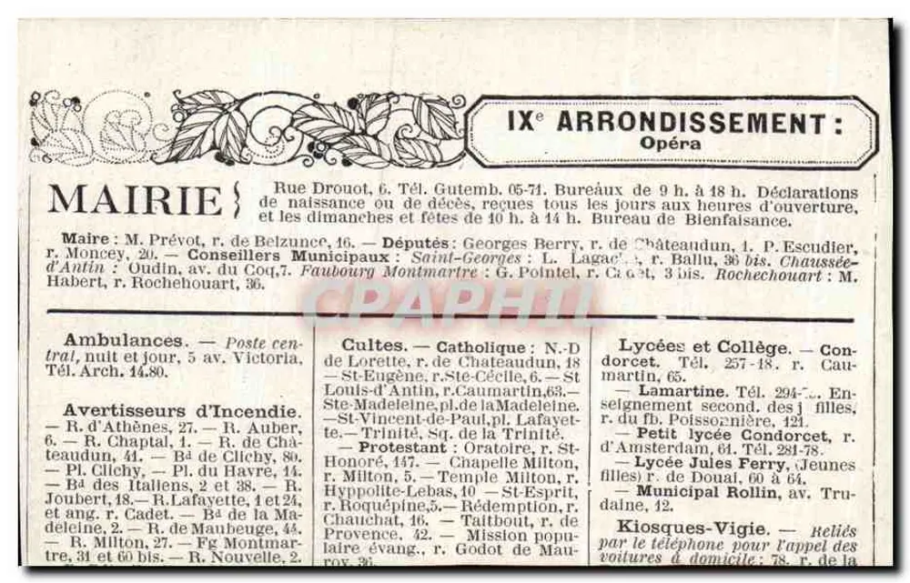 Die alten Schranken von Paris — Die Barrière de l'École militaire — Verlag nicht sichtbar - Rückseite
