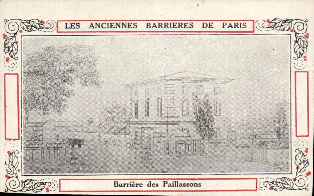 Die alten Schranken von Paris — Schranke der Paillassons — Verlag nicht sichtbar - Vorderseite
