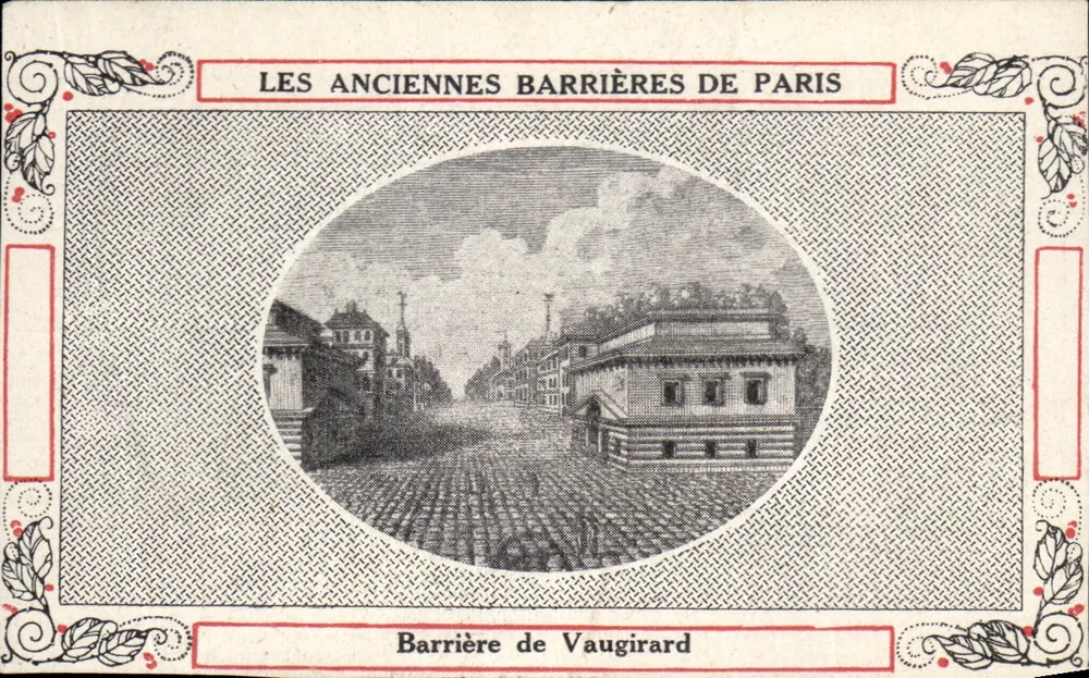 Schranke Vaugirard — Die alten Schranken von Paris — Verleger : , Nr. 144 - Vorderseite