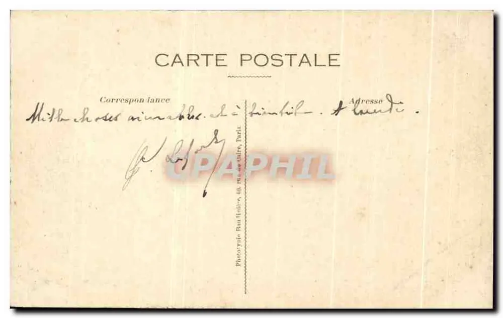 St-GERMAIN-en-LAYE — O Castelo — Baudinière, n°2 - Verso