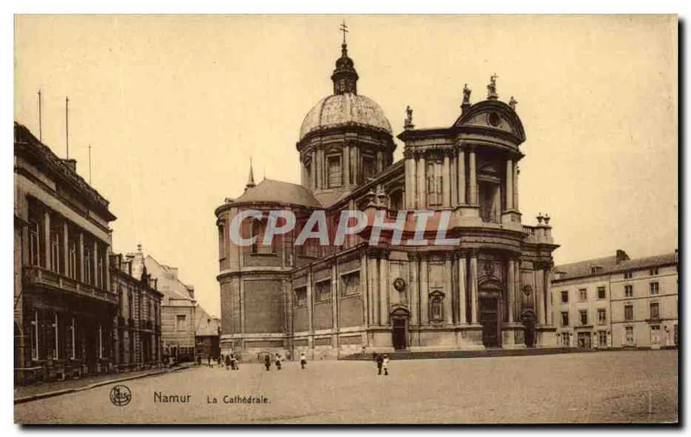 Namur — A Catedral — Editor Thill, Bruxelas, série 16, n° 9 - Frente
