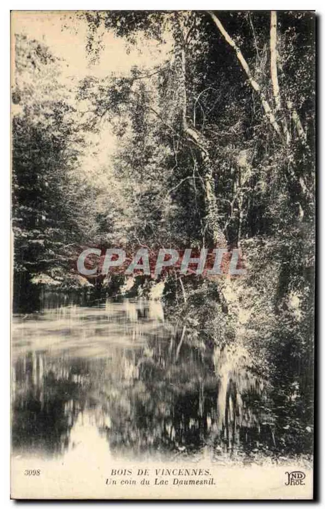 Wald von Vincennes — Ein Stück des Sees Daumesnil — JND Phot. - Vorderseite