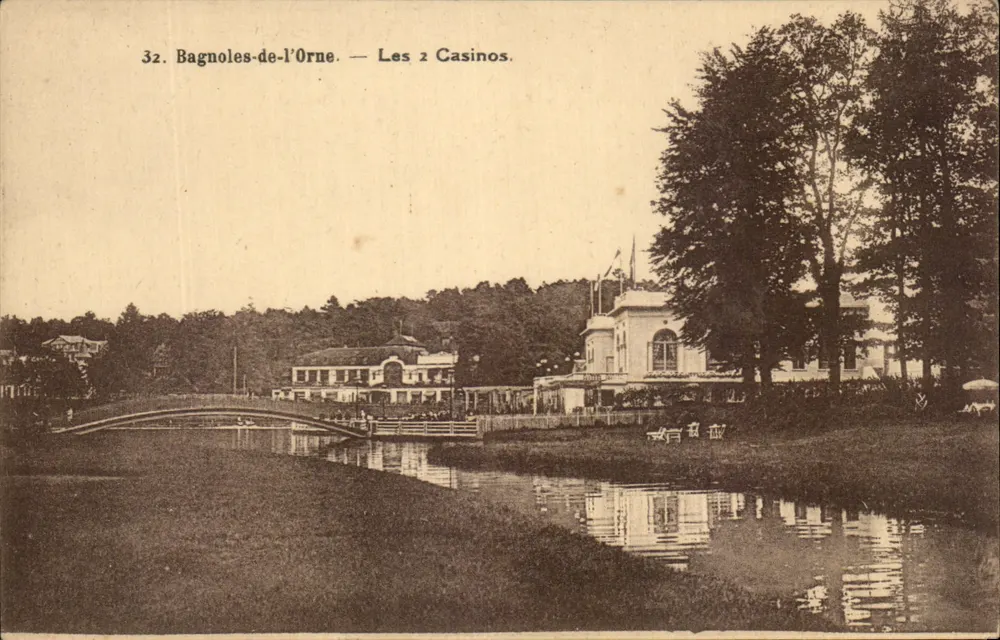 Bagnoles-de-l'Orne — I due Casinò — editore Dupuy - Recto