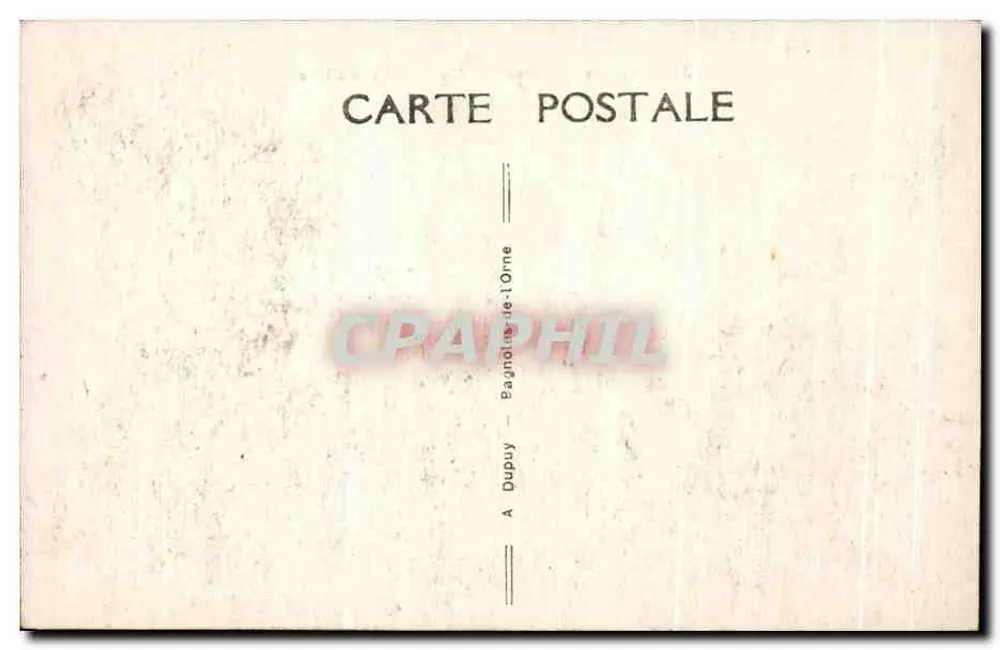 Bagnoles-de-l'Orne — Das Casino am See — Verlag Dupuy - Rückseite