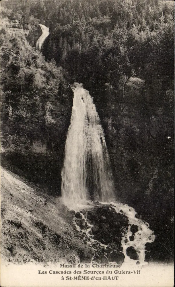 Die Cascades der Quellen des Guiers-Vif — Massif de la Chartreuse — G. D., Verlag, Veiron - 311 - Vorderseite