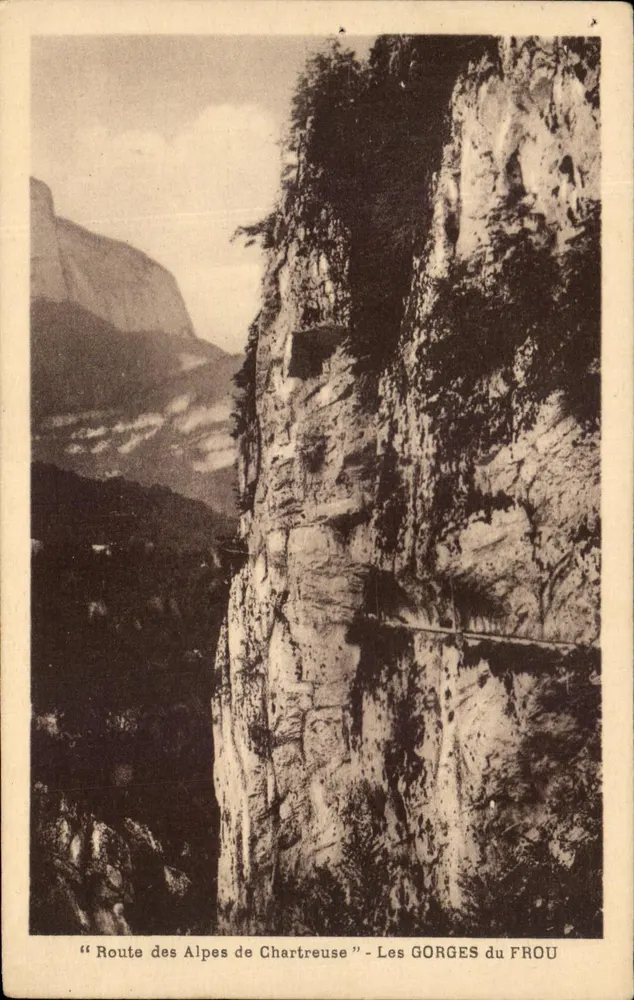 Die GORGES des FROU — Route der Chartreuse-Alpen — Verlag Dauphinet, Mollaret - Vorderseite