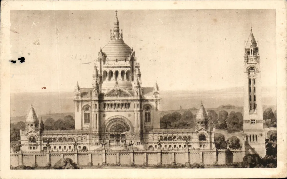 Die Basilika von Lisieux — Allgemeiner Blick auf das Projekt — Drageger-Paris - Vorderseite