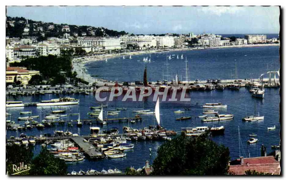 Cannes — Allgemeiner Blick über die Croisette — Editions Rella - Vorderseite