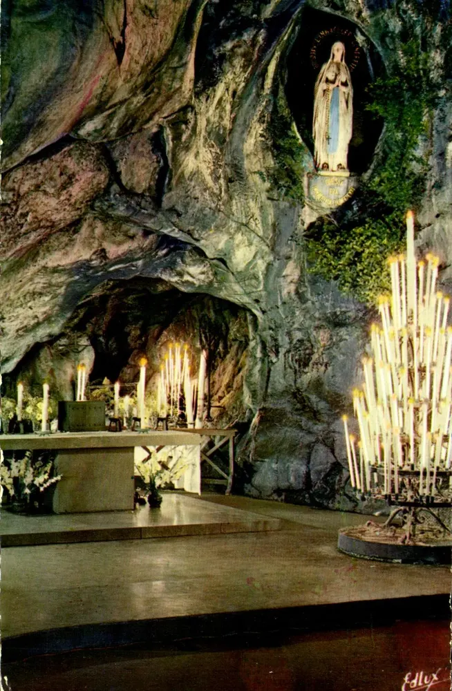 Gruta Milagrosa — Lourdes — Éd. Edlux - Frente