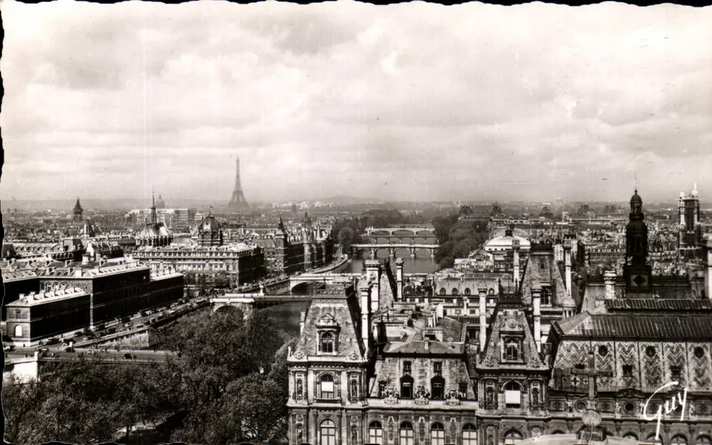 Paris und seine Wunder — Panoramablick — Editions J. A. Guy, Nr. 3236 - Vorderseite