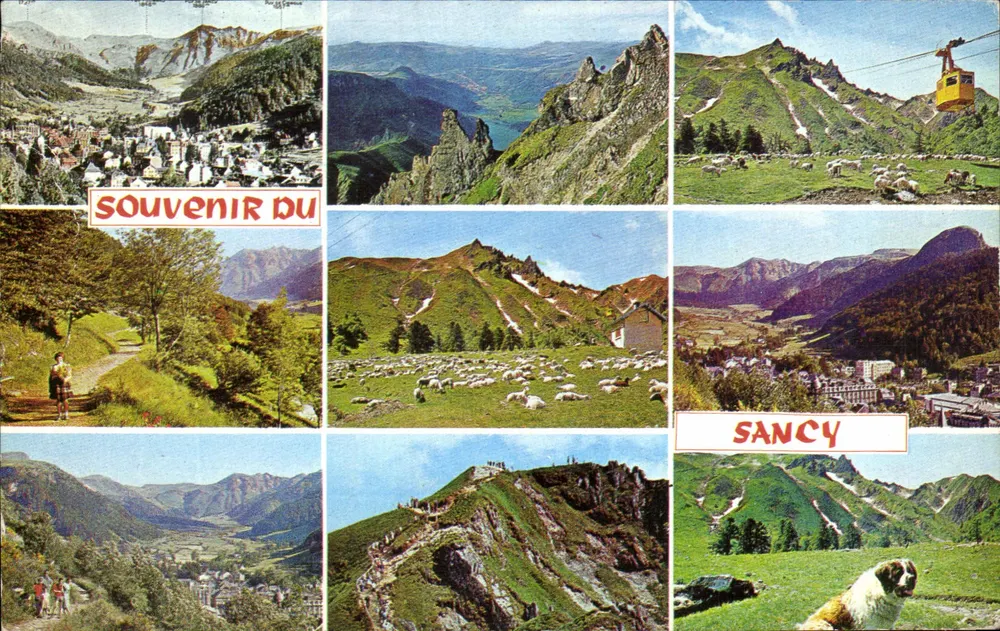 Sancy — Monts du Mont-Dor — vista panorâmica e teleférico — editor L'Écureuil - Frente