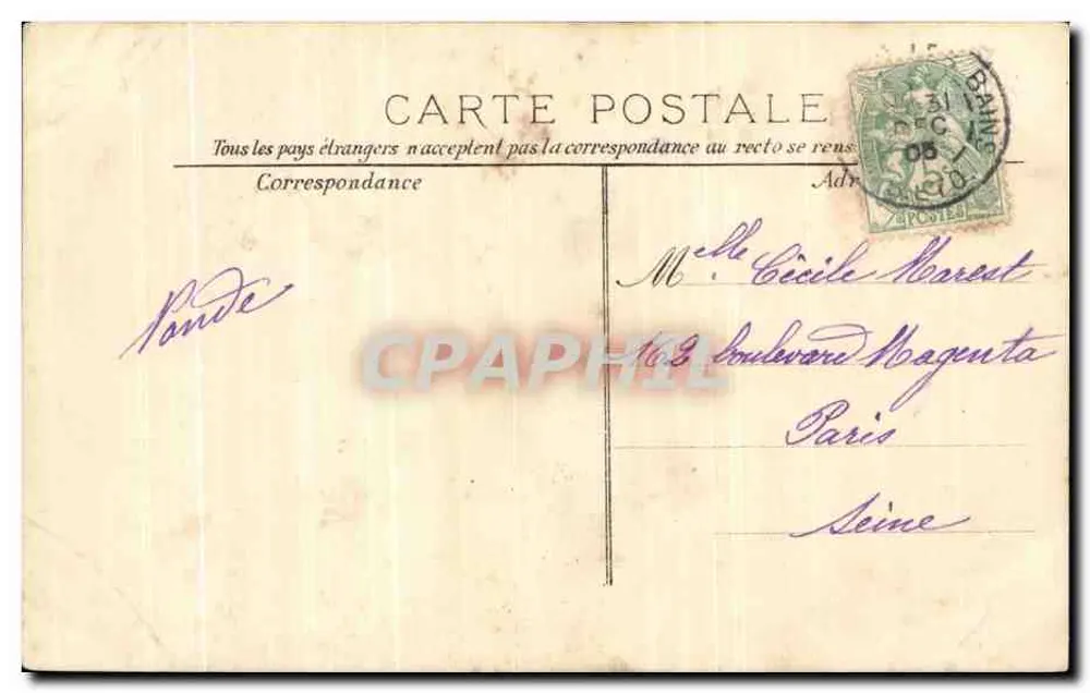 Fille tenant des bouquets — Bonne année — STEBBINGph, F.K. N° 168 - Verso
