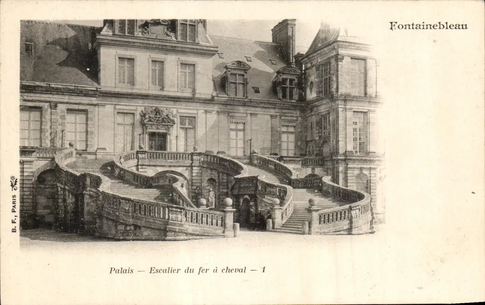 Palast — Pferdegalopp-Treppe — 1 — B. F., PARIS - Vorderseite